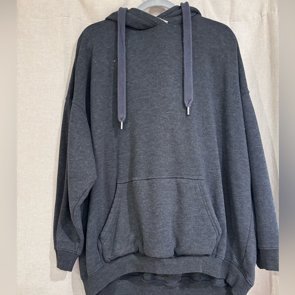 Oversized fur hood hoodie